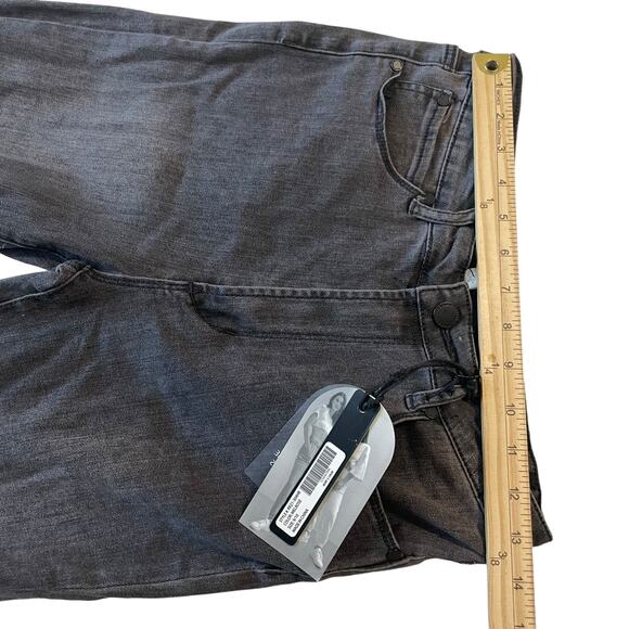 Kendall & Kylie Womens Jeans Size 9/10 Black Kouture High Rise Crop Flare Denim - Picture 12 of 15